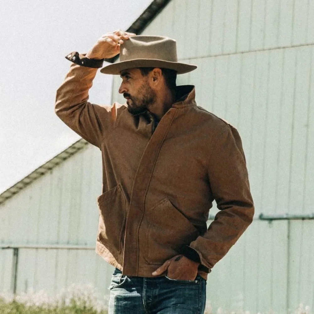 Taylor Stitch Workhorse Jacket in Tobacco Boss Duck, size 40/M - Picture 3 of 16